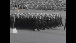 Abschiedsparade der Bundeswehr für Konrad Adenauer III 1963 [upl. by Parks]