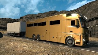 Mercedes Benz Actros MotorHome  Ruta carreteras de Islandia [upl. by Oludoet]