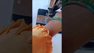 Designer sleeve making and stitching 💞fashionshortvideo [upl. by Fiore]