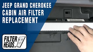 How to Replace Cabin Air Filter 2012 Jeep Grand Cherokee  AQ1189 [upl. by Irdua]