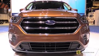 2017 Ford Escape SE  Exterior and Interior Walkaround  2016 Chicago Auto Show [upl. by Neelak]