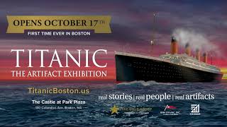 TITANIC The Artifact Exhibition Boston [upl. by Aiym]