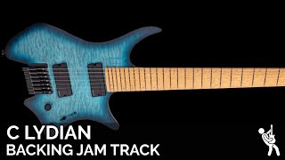 Plini Style Prog Metal Backing Track Jam in C Lydian [upl. by Nnylcaj770]