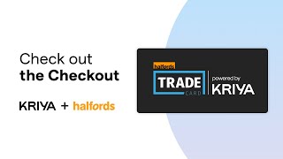 Halfords Trade Credit powered by Kriya in store [upl. by Eenad]