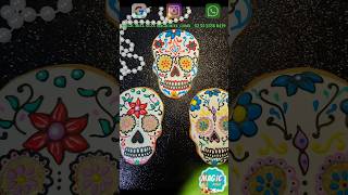 🎊💀Calaveras🎃disfrazhalloween diademuertos halloween2024 calaverita halloween painting art [upl. by Nessej]