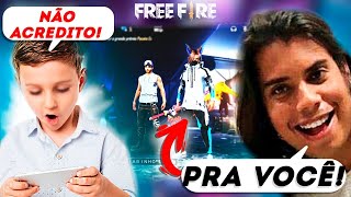 ENCONTREI OS MENINOS MAIS HUMILDES DO FREE FIRE E FIZ UMA SUPRESA PARA ELES [upl. by Weingarten]