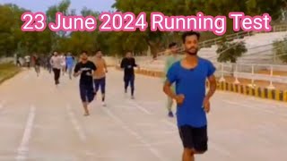 23 June 2024 Running Test Saeedabad Police Training Center Karachi  Sindh Police [upl. by Demmahom158]