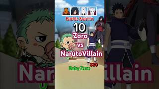 How difficult is it for Zoro to fight against Narutos enemies gameshorts anime trendingshorts [upl. by Skip738]