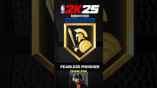 Removed Finishing Badges NBA 2K25 [upl. by Lahcar]