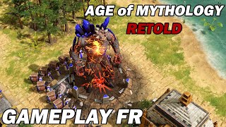 Age of Mythology Retold Gameplay fr  Atlantéens Vs Grecs [upl. by Burg851]