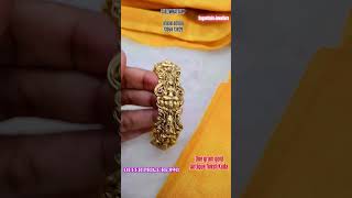 one gram gold antique finish kempstone kada bangle  budget friendly rate  SAGUNTHALA JEWELLERS [upl. by Ybur]