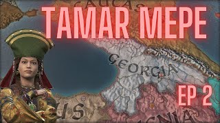 Crusader Kings 3  Roads to Power  Tamar Mepe Achievement  Part 2 [upl. by Orenid]