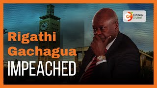 Deputy President Rigathi Gachagua Impeached [upl. by Fink947]