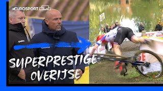 CycloCross Superprestige Overijse 2023  Crash On The Final Lap 😳  Mens Highlights  Eurosport [upl. by Mond]