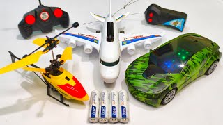 Radio Control Airbus A380 and Remote Control Racing Rc Car Unboxing helicopter aeroplane jahaj z [upl. by Gabbey]