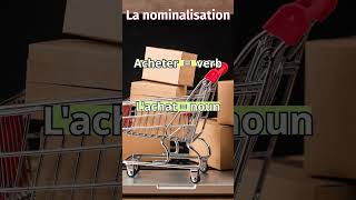 Let us learn French nominalisation apprendrelefrançais pedagogy nominalisation grammaire [upl. by Crandale]