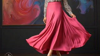 Women latest Trending Midi skirt [upl. by Atnes459]