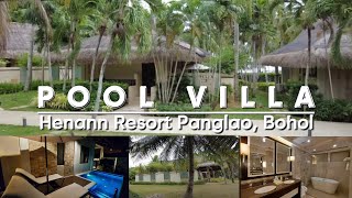 POOL VILLA QUICK TOUR Henann Resort Alona Beach Panglao Bohol [upl. by Brina]