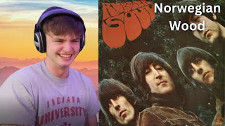 Teen Reacts To The Beatles  Norwegian Wood This Bird Has Flown [upl. by Dunton]