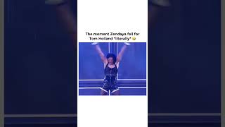 Zendayas Reaction To Tom Hollands Lip Sync Battle Performance [upl. by Ahsiekan]