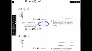 Coordinate Plane Application Problem Garden Fence [upl. by Siobhan]