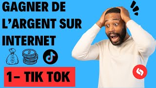 COMMENT GAGNER DE LARGENT SUR INTERNET  EPISODE 1 TIKTOK [upl. by Yaffit791]