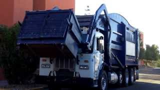 City of Peoria ⇨ DaDee Mantis Front Loader Garbage Truck [upl. by Ariat]