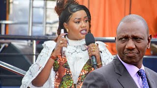 quotWEWE RUTO UTAPOROMOKA SHETANI HIIquot ANGRY CATE WARUGURU LOSES CONTROL IN CHURCH [upl. by Harness936]