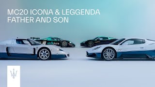 Maserati MC20 Icona amp Leggenda Father and Son [upl. by Tecil865]