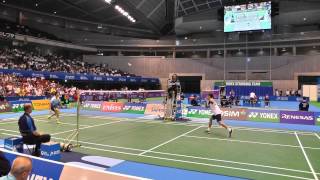 Badminton MS SemiFin リー・チョンウェイ vs Tien Minh Nguyen 1G1 Yonex Open Japan 2013921 [upl. by Alphonso117]