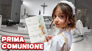 LA PRIMA COMUNIONE DI FIGLIACHIARA LA FESTA CON TUTTI I NOSTRI AMICI [upl. by Anihc810]