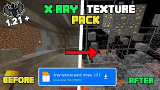 XRAY Texture Pack For MCPEBedrock 121 🔥 XRay Mod For Minecraft Pe 121 [upl. by Ikkaj916]