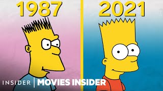 How The Simpsons Animation Evolved Over 30 Years  Movies Insider [upl. by Fablan]