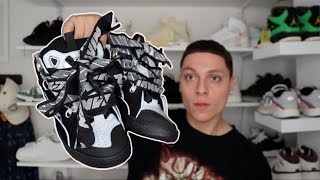 3M REFLECTIVE LANVIN BlackGrey Curb Sneaker Review  ON FOOT [upl. by Goodwin]