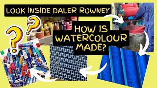 How is watercolour made Look inside the Daler Rowney colour factory [upl. by Ware]