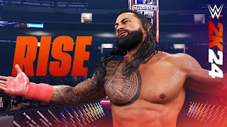 RISE  WWE 2K24 Official MyRISE Trailer  2K [upl. by Adama]