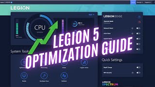 Legion 5 Optimization Guide for Best Performance [upl. by Rapsag]