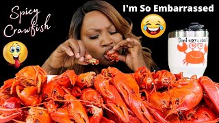 SPICY CRAWFISH  EATING SHOW  SEAFOOD BOIL MUKBANG 먹방쇼 [upl. by Ulund]