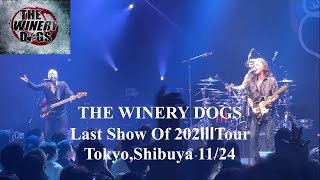 The Winery Dogs  FullLast Show of 202Ⅲ World TourTokyoLINE CUBE SHIBUYA 11242023 [upl. by Nnyleuqcaj]