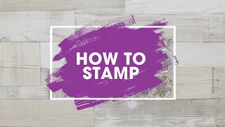 How to Stamp  Stamping Tips amp Techniques  Create and Craft [upl. by Lemert]