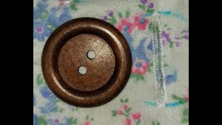 Sew EXTRA Large Buttonhole Manually without a presser foot [upl. by Ahserak134]