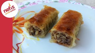 Cevizli Rulo Baklava  Kolay Baklava  Nefis Yemek Tarifleri [upl. by Wilhelmina]