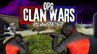 playtesting NEW Extraction game OPG Clan Wars [upl. by Kelson349]