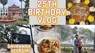 25TH BIRTHDAY VLOG  SAVANNAH GEORGIA [upl. by Kinom484]