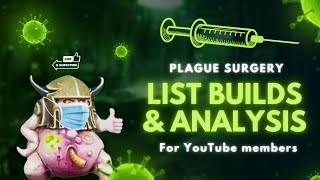 Death Guard List Analysis  The Plague Surgery  The Disgustingly Resilient Podcast [upl. by Yonita]