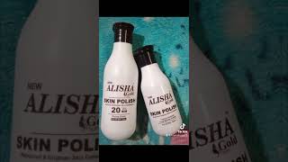 mashallah New Alisha Gold Skin polish with Blonder powder jis sy mily Apko 100 Result 03129661860 [upl. by Descombes493]