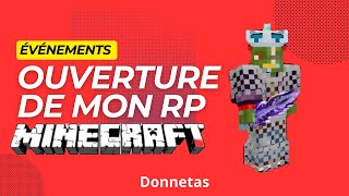 LIVE pour LOUVERTURE DE MON RP MINECRAFT  avec Tochis et les abonnés [upl. by Gil199]