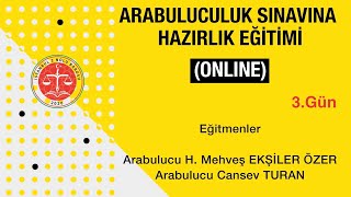 Arabuluculuk Sınavına Hazırlık Eğitimi 3 Gün  261122 [upl. by Rosenbaum]