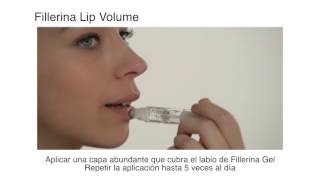 Tutorial de aplicación Fillerina Lip Volume [upl. by Annahsohs]