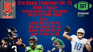 5th Down Territory Week 11 Recap amp Week 12 Game Picks [upl. by Soraya]